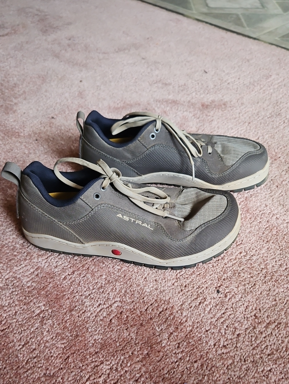 Astral Women's Gray Hiking Shoes, Size 7.5